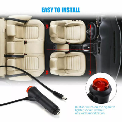 LED, RGB Interior Atmosphere Strip Light, USB Wireless Remote, Music Control