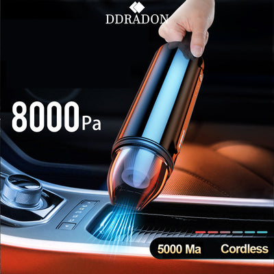 High Power Portable Car Vacuum Cleaner, Wireless, Rechargeable