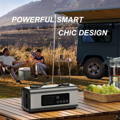 Jump Starter With Air Compressor And Air Pump, 2500A Battery, 150PSI Tire Inflator, Up To 7.5L Gas, 5.0L Diesel Engine, 2 LED Screen For Car Tires, Air Mattress, Inflatables