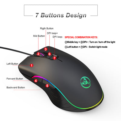 RGB Wired Gaming Mouse