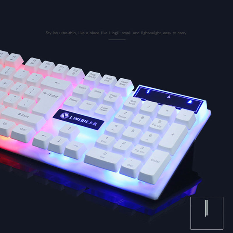 GTX300 Gaming Keyboard & Mouse Glowing Set