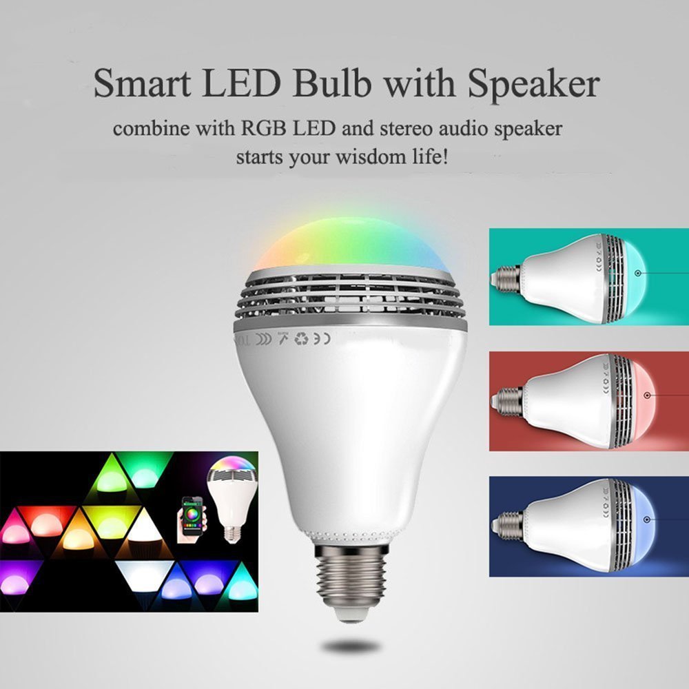 Smart RGB Light Bulb, Speaker