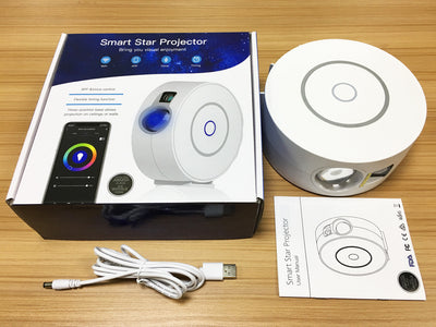 Starry sky projector lamp, Alexa Voice Control, Google Home