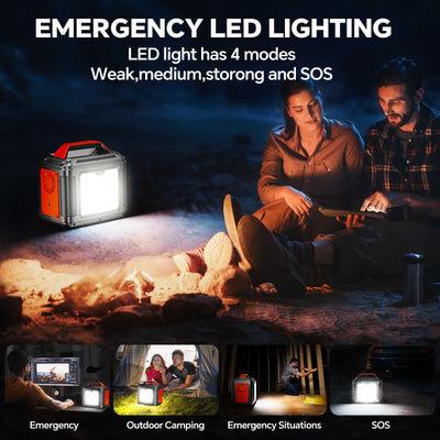 300W Portable Power Station, 296Wh Backup Lithium Battery, Solar Generator, Outdoors, Camping, Travel, Hunting, Blackout