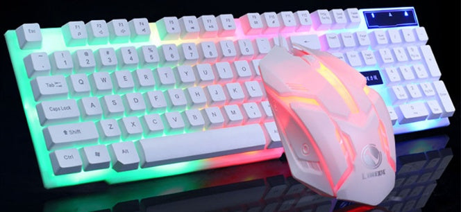 GTX300 Gaming Keyboard & Mouse Glowing Set