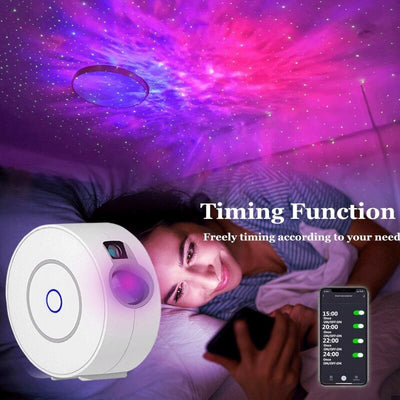 Starry sky projector lamp, Alexa Voice Control, Google Home