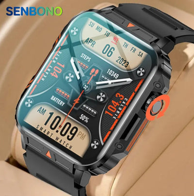 L81 Outdoor Sports Square Smartwatch, Big Battery, Fitness Tracker, Waterproof, IOS/Android
