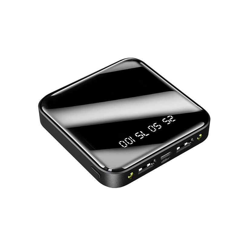 Mini Power Bank, 20000 MAh, Portable Mirror, Digital Display