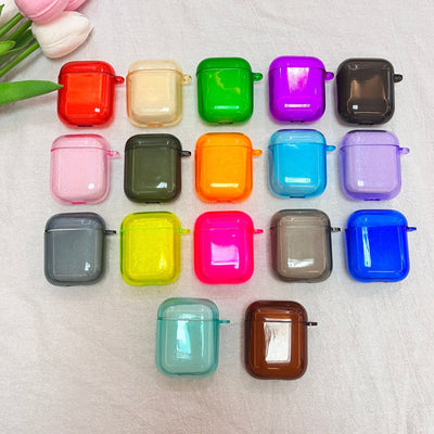 Bluetooth Earphone Cover Transparent TPU Soft Case Headphone Case