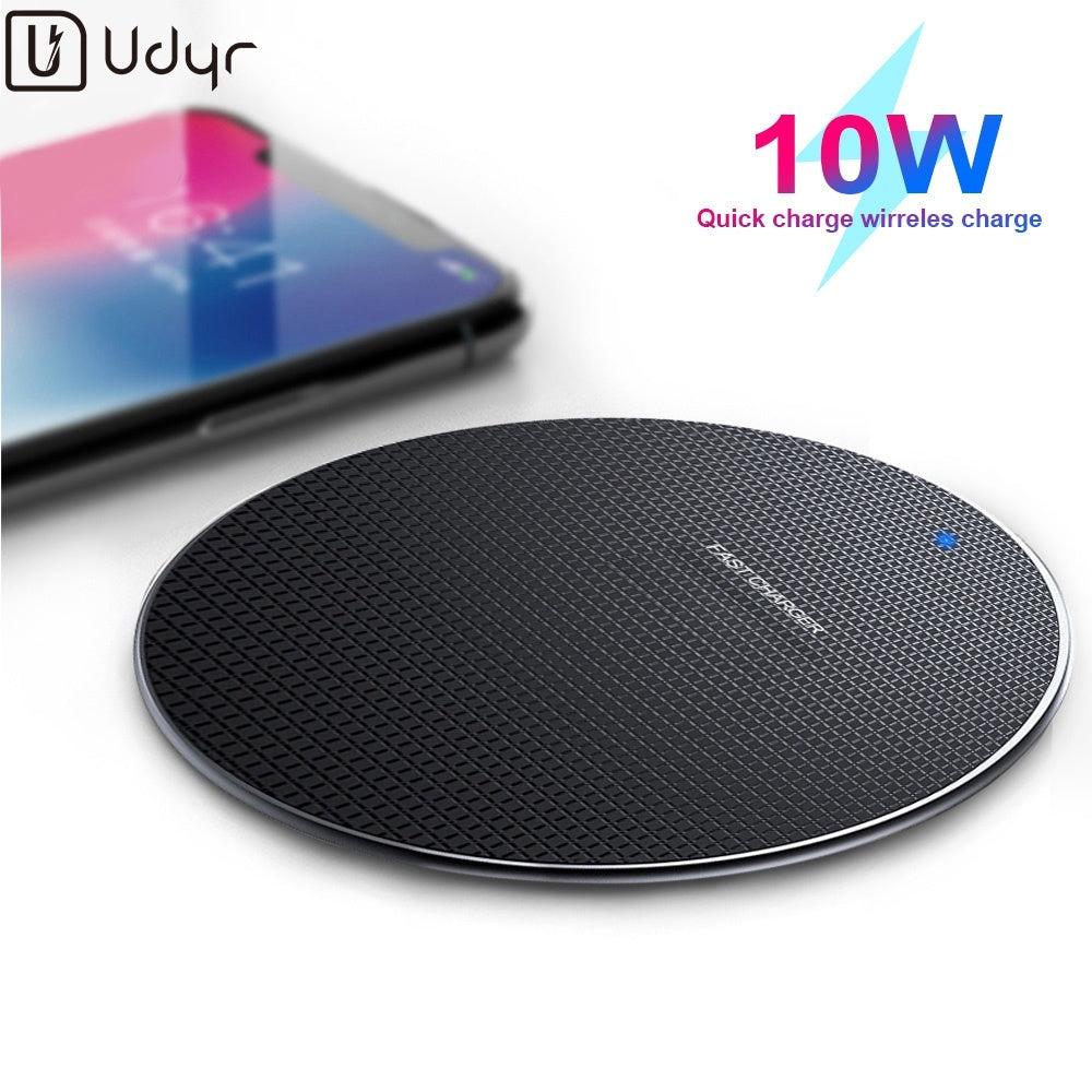 Ultra-thin round wireless fast charging base
