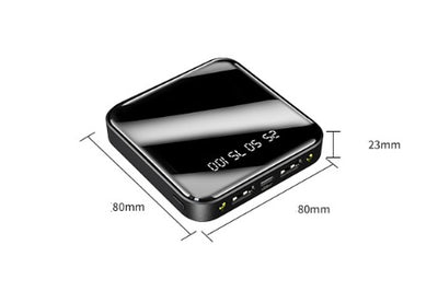 Mini Power Bank, 20000 MAh, Portable Mirror, Digital Display
