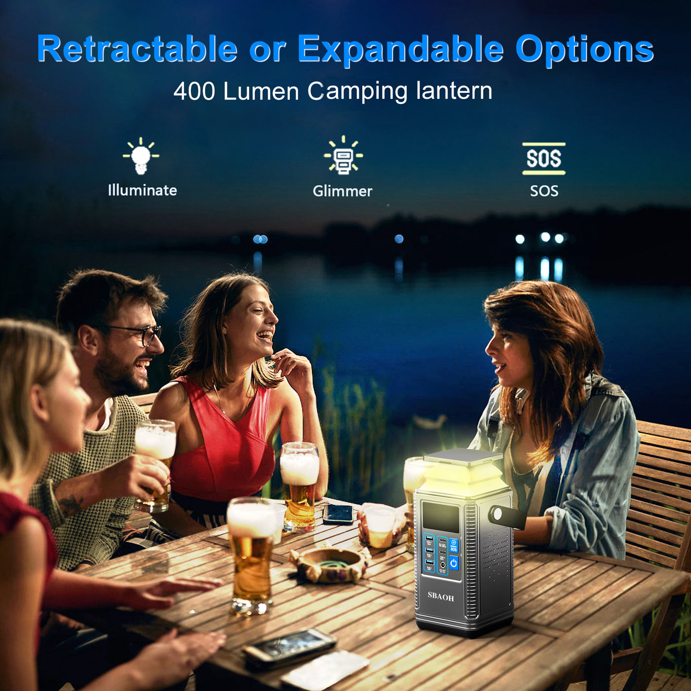 Power Station, 296Wh Lithium Battery, Mobile Power Supply, 80000mAh Portable Rechargeable Battery, Outdoor