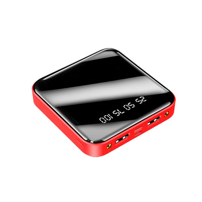 Mini Power Bank, 20000 MAh, Portable Mirror, Digital Display