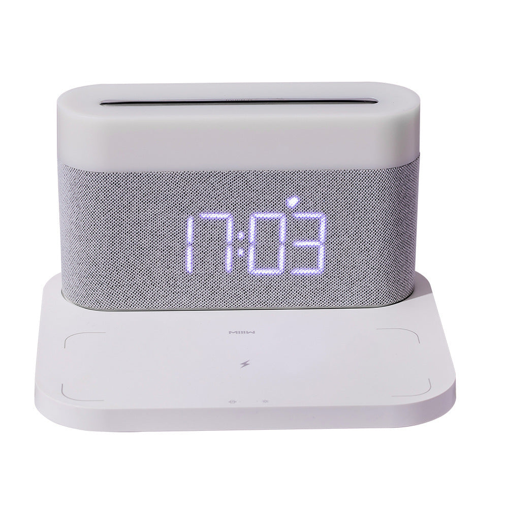 Bedside Lamp Clock Four-in-one Wireless Phone Charger