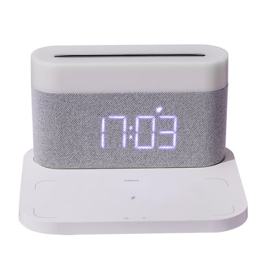 Bedside Lamp Clock Four-in-one Wireless Phone Charger