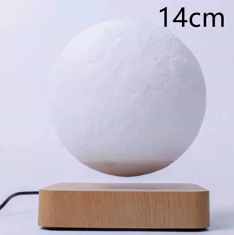 Magnetic Floating Table Lamp, Moon Light, 3D Printed, Night Light