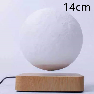 Magnetic Floating Table Lamp, Moon Light, 3D Printed, Night Light