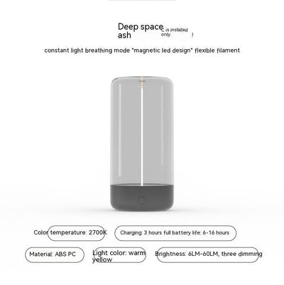 LED Camping Light, Type-c Rechargeable, Portable Night Light, Anti Drop, Atmospheric