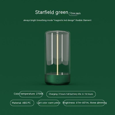 LED Camping Light, Type-c Rechargeable, Portable Night Light, Anti Drop, Atmospheric