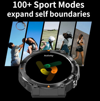 MAX18 Men Smartwatch, AMOLED, 1.43inch Screen, BT Calls, Gesture Control, AI