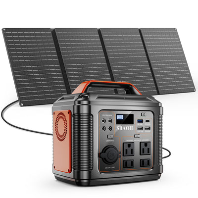 300W Portable Power Station, 296Wh Backup Lithium Battery, Solar Generator, Outdoors, Camping, Travel, Hunting, Blackout