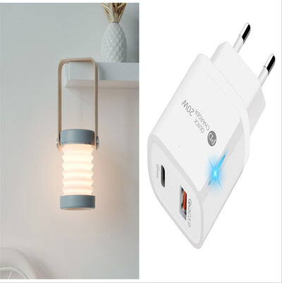 Foldable, Touch Dimmable, LED Light, Portable Lantern, USB Rechargeable