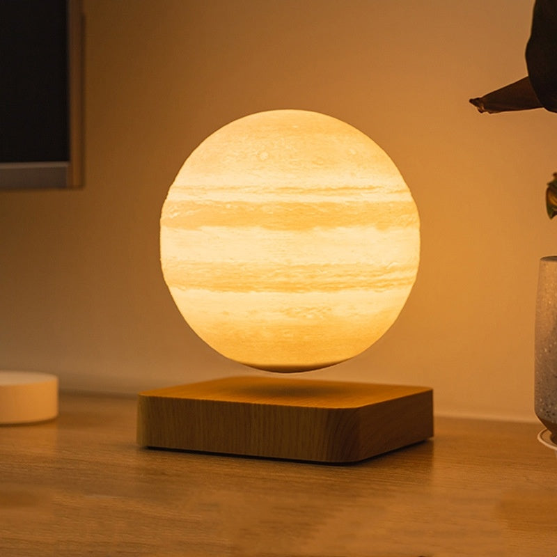 Magnetic Floating Table Lamp, Moon Light, 3D Printed, Night Light