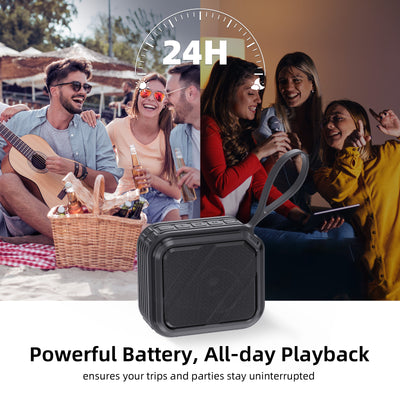JYX L2 Portable Bluetooth Speaker, 12H Playtime, Bluetooth 5.3, Loud Stereo Sound