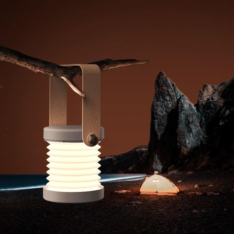 Foldable, Touch Dimmable, LED Light, Portable Lantern, USB Rechargeable