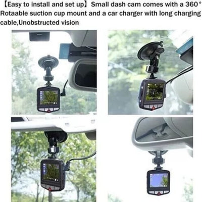 2.4 Inch, Full HD 1080P Dash Cam, Front Or Rear Camera, Night Vision, G Sensor