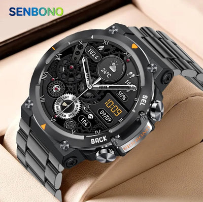 MAX18 Men Smartwatch, AMOLED, 1.43inch Screen, BT Calls, Gesture Control, AI