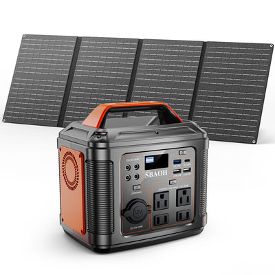300W Portable Power Station, 296Wh Backup Lithium Battery, Solar Generator, Outdoors, Camping, Travel, Hunting, Blackout