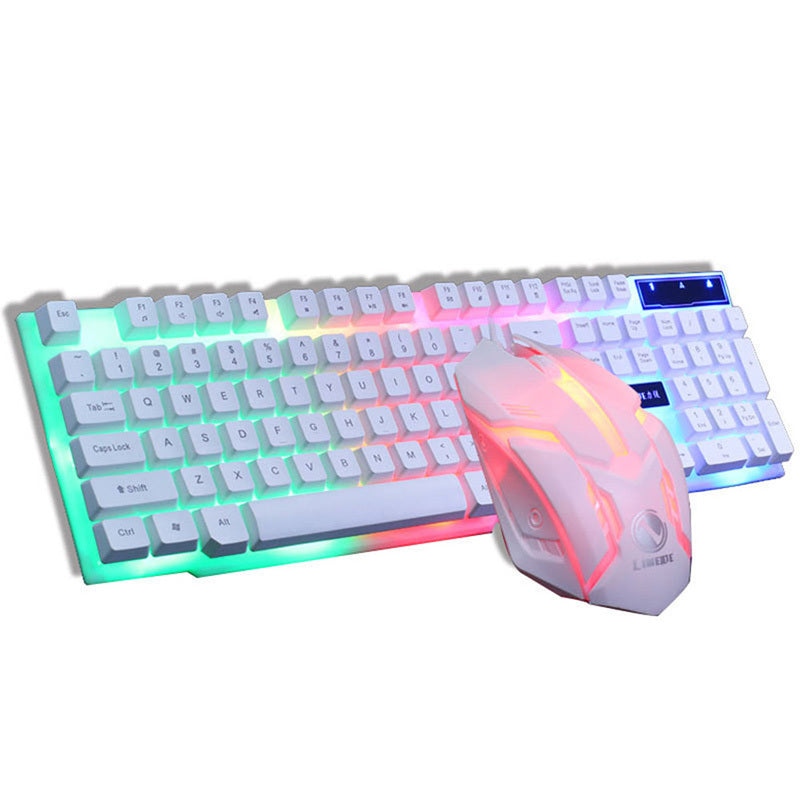 GTX300 Gaming Keyboard & Mouse Glowing Set