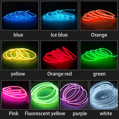 Led Strip Light For Car, 12V, Waterproof, USB