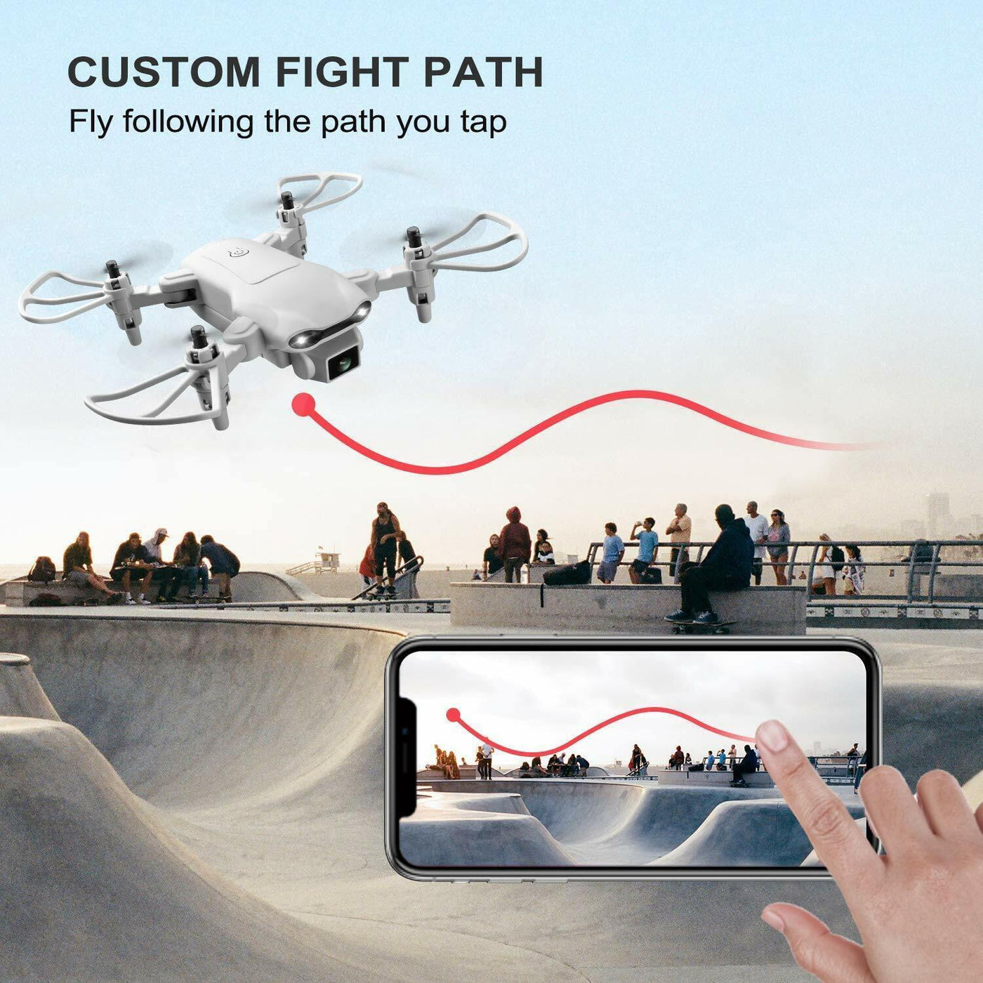 4D V9 Mini Drone With Camera For Kids, Remote Control