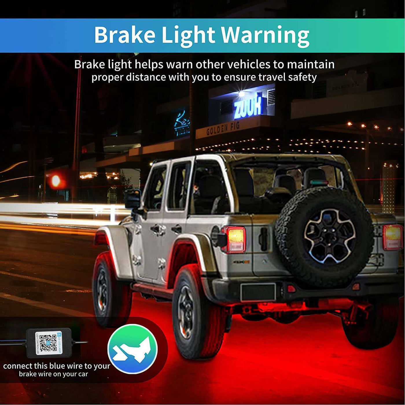 Car Underglow, Neon Accent, Strip Lights Kit, RGB, Million Multi-Color