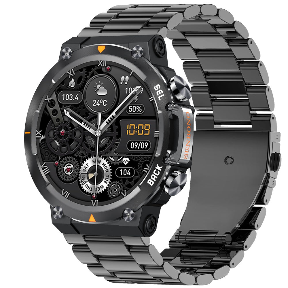 MAX18 Men Smartwatch, AMOLED, 1.43inch Screen, BT Calls, Gesture Control, AI
