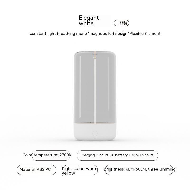 LED Camping Light, Type-c Rechargeable, Portable Night Light, Anti Drop, Atmospheric