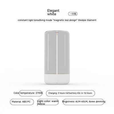 LED Camping Light, Type-c Rechargeable, Portable Night Light, Anti Drop, Atmospheric