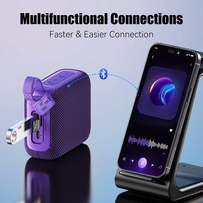 JYX L3 Portable Mini Wireless Speaker, Compact, Lightweight, Supports USB & TF Card, TWS, Excellent Sound Quality