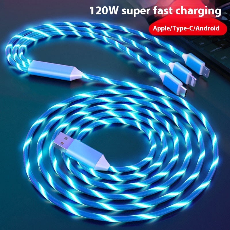 Light Up Fast Charging Rope Cable