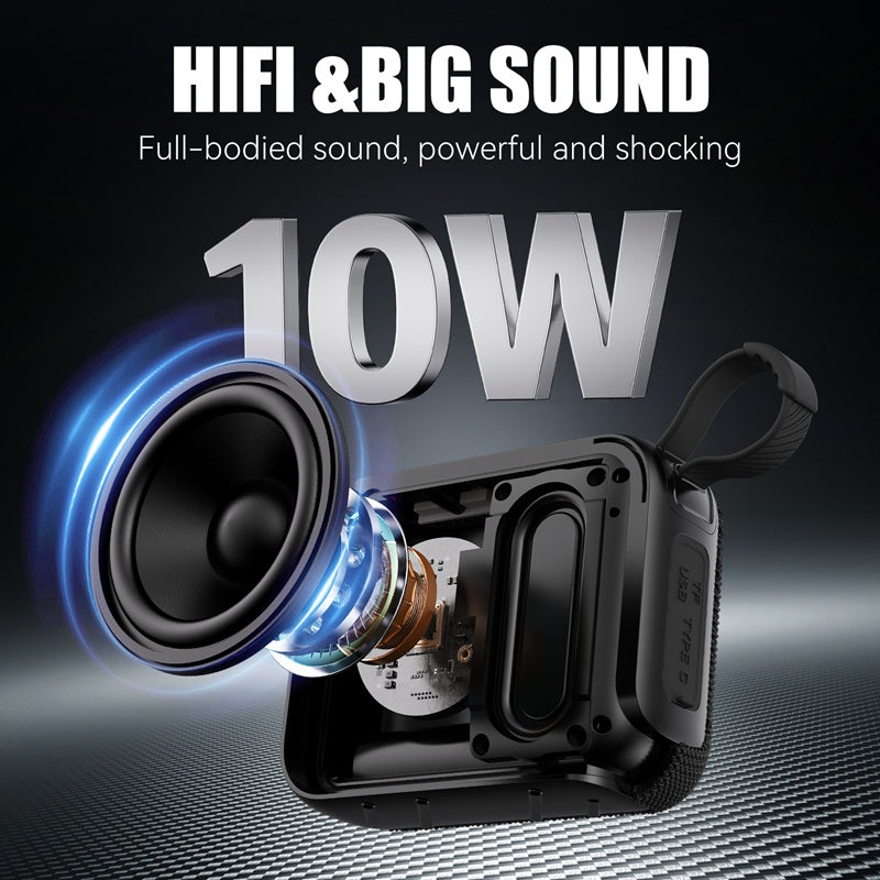 JYX L3 Portable Mini Wireless Speaker, Compact, Lightweight, Supports USB & TF Card, TWS, Excellent Sound Quality