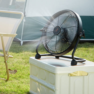 VEVOR Cordless Fan, Portable, Quiet, 360 Degree Pivoting Head, Stepless Speed Regulation, High Velocity, Cordless, Heavy Duty Metal