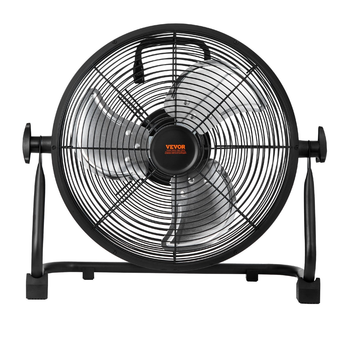 VEVOR Cordless Fan, Portable, Quiet, 360 Degree Pivoting Head, Stepless Speed Regulation, High Velocity, Cordless, Heavy Duty Metal