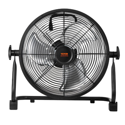 VEVOR Cordless Fan, Portable, Quiet, 360 Degree Pivoting Head, Stepless Speed Regulation, High Velocity, Cordless, Heavy Duty Metal