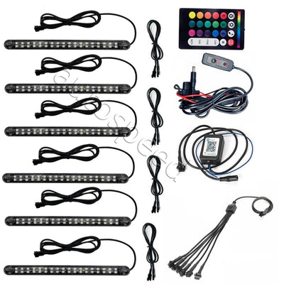 Car Underglow, Neon Accent, Strip Lights Kit, RGB, Million Multi-Color