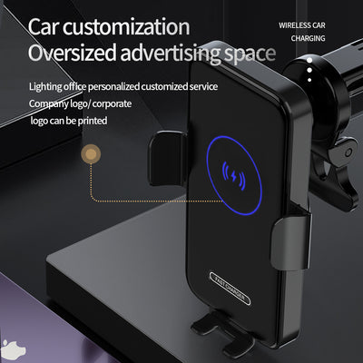 Wireless Car Charger, 15W Fast Charging, Phone Holder
