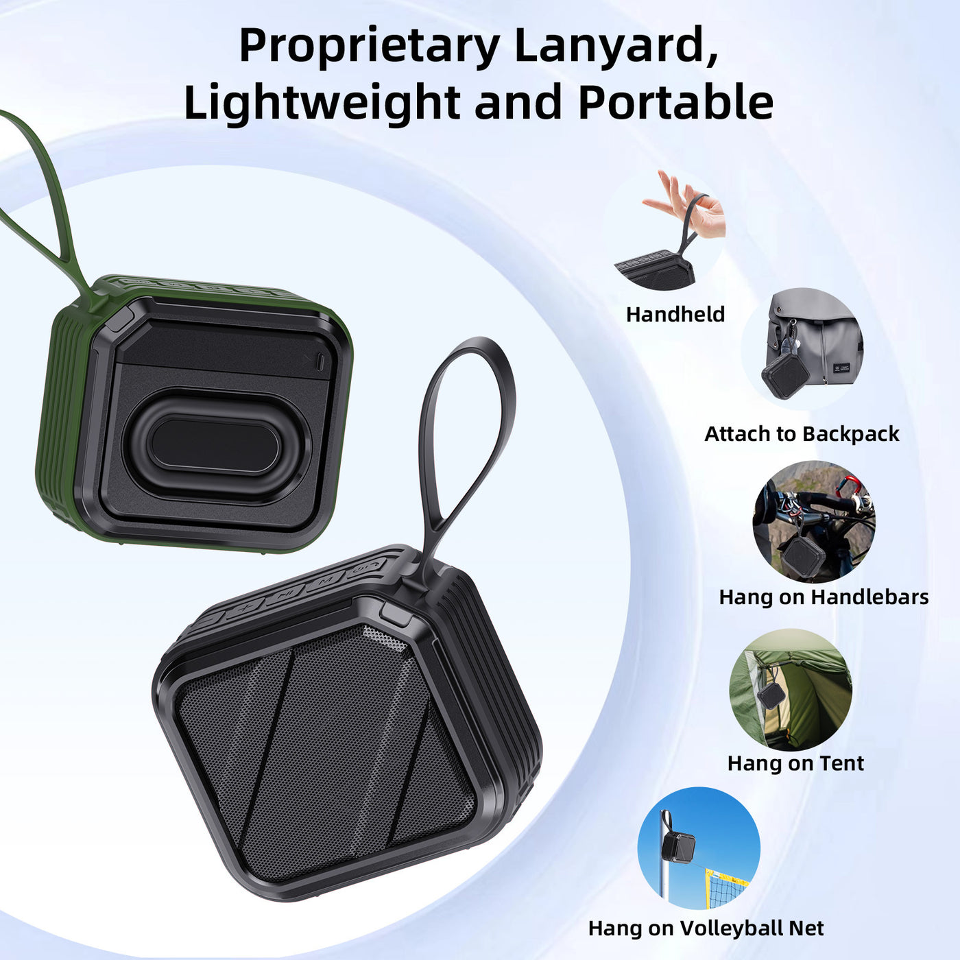 JYX L2 Portable Bluetooth Speaker, 12H Playtime, Bluetooth 5.3, Loud Stereo Sound
